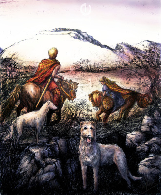 The Travellers Approach the Hillfort