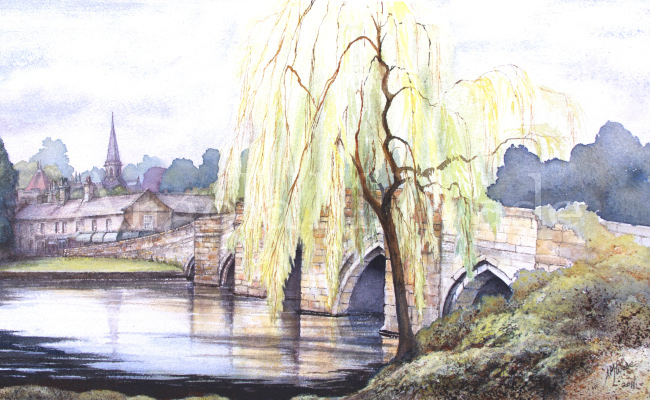 Bakewell Bridge, Derbyshire Peak District