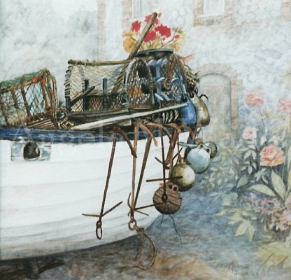 Old Norfolk fishing boat