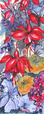 Summer Hanging Basket 2 - Clematis