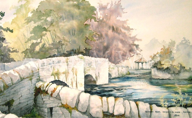 Sheepwash Bridge Ashford-in-the-Water, Derbyshire